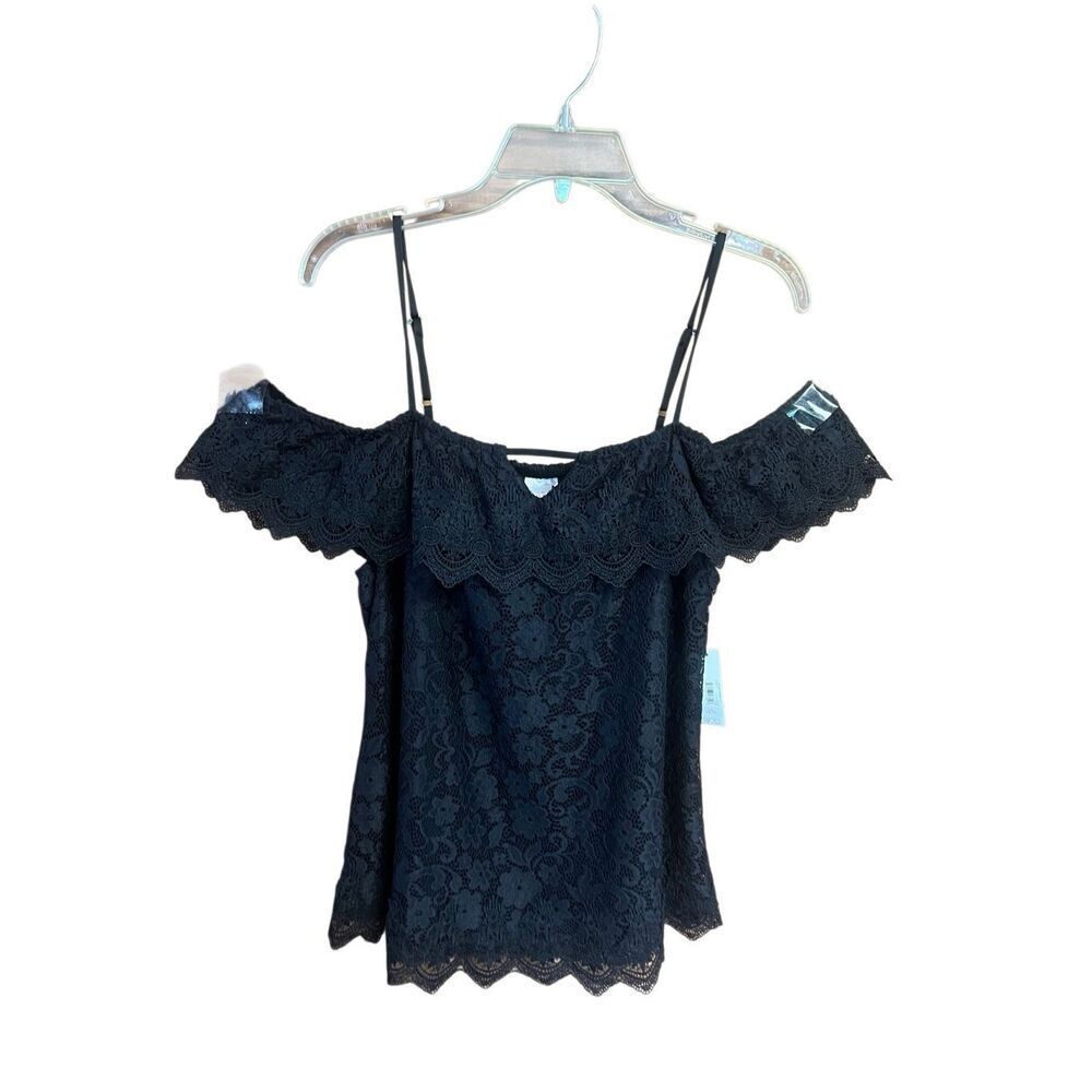 No Boundaries Off The shoulder Camisole Lace Top Sz Lg (11/13) NWT